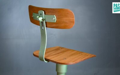 Making an Industrial Machinist’s Chair – Vintage Style with Homemade Plywood